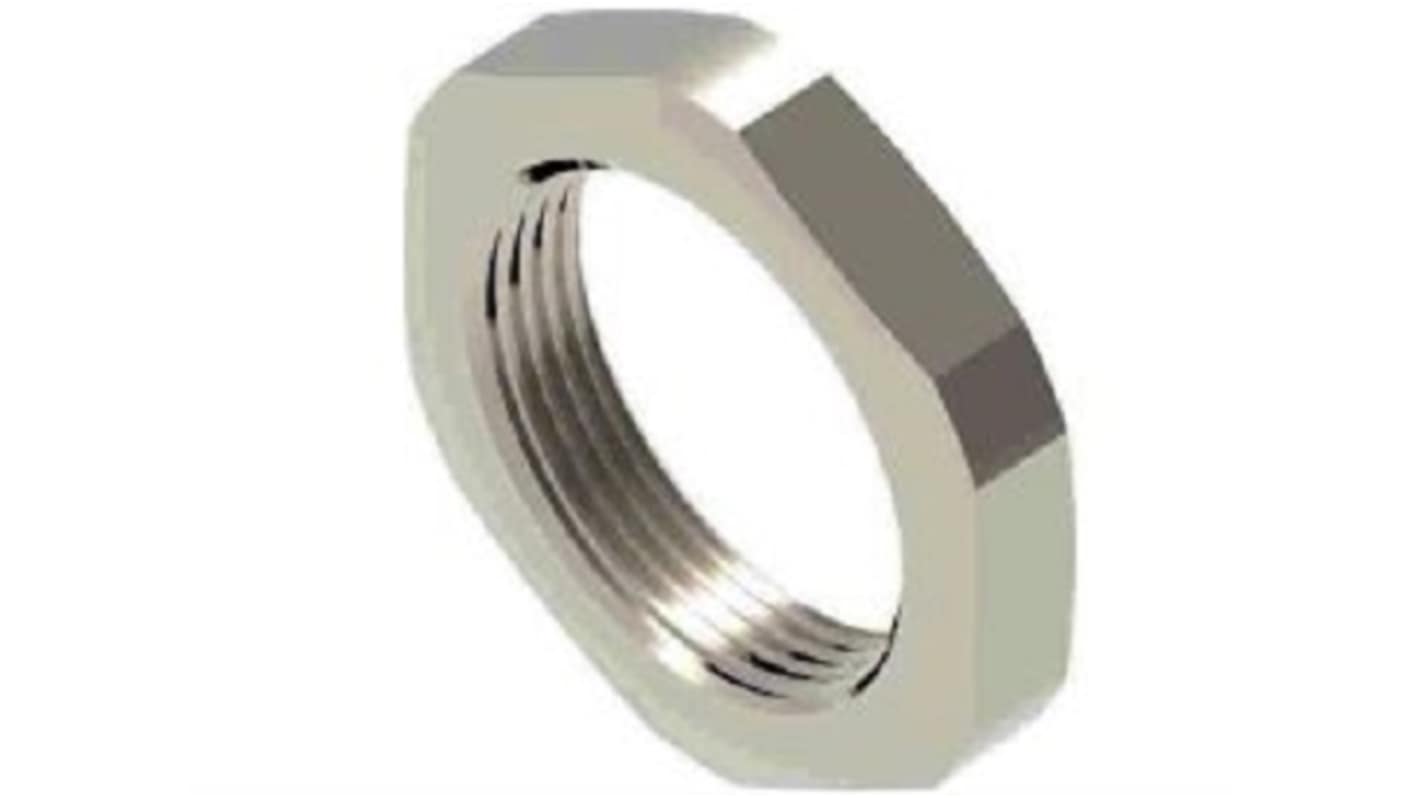 HARTING Sliver Hexagonal Nut, Shell Size M10 x 0.5mm for use with Circular Connectors