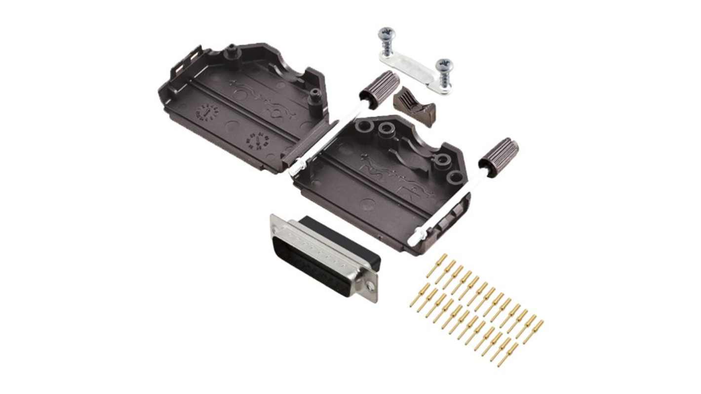Encitech Connectors, 6355 Series D Sub Hoods For Use With For Cable