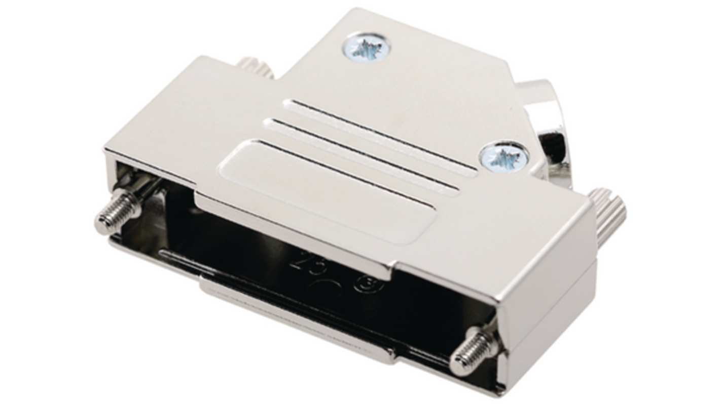 Encitech Connectors, D45ZK Series Full Metal Hood For Use With D Sub Connector
