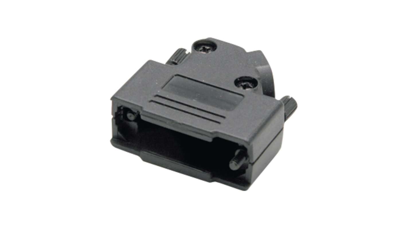 Osłona tylna D-Sub 9 -pinowe Tworzywo sztuczne Proste Encitech Connectors DE