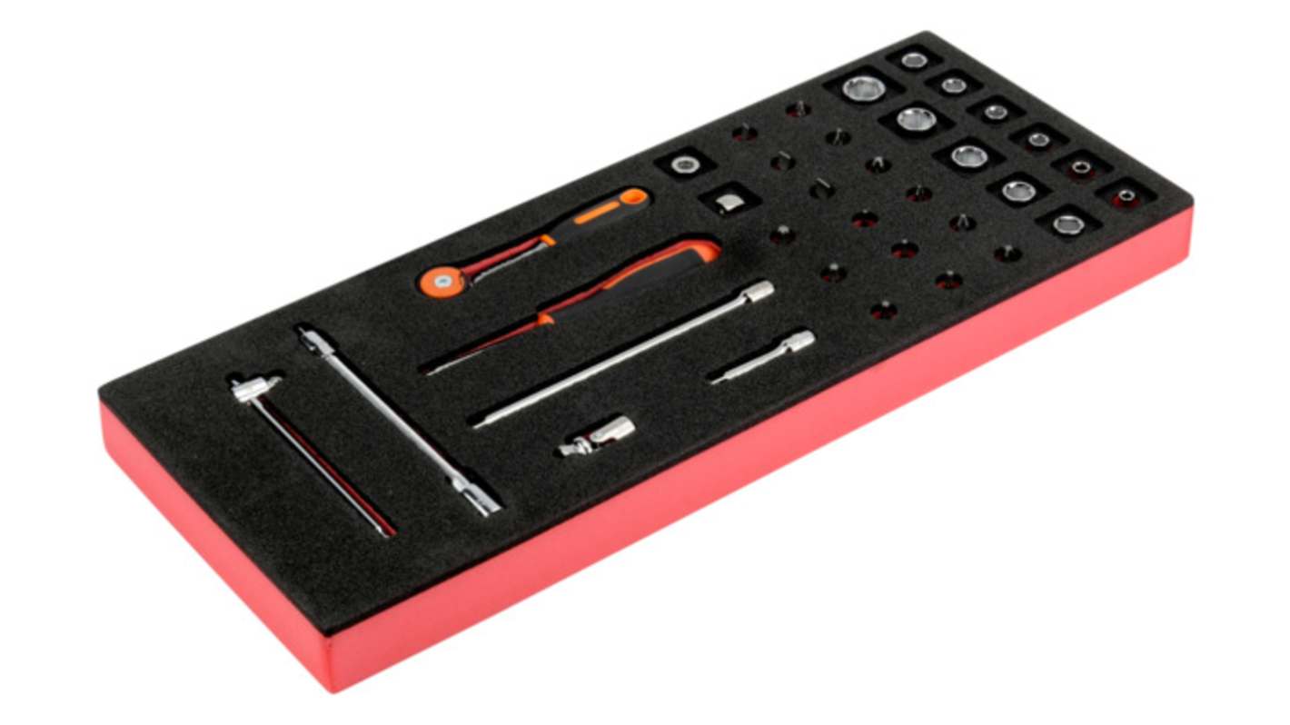 Bahco Tool Tray, inner Dimensions 445 x 181 x 39mm, W 181mm, L 445mm, H 39mm