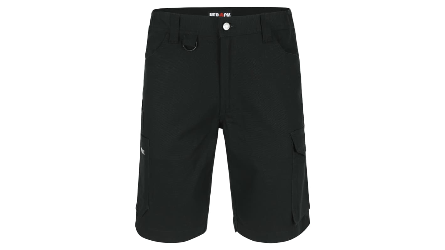 Herock 22MBM2101 Black Cotton, Elastane Work shorts, 44in
