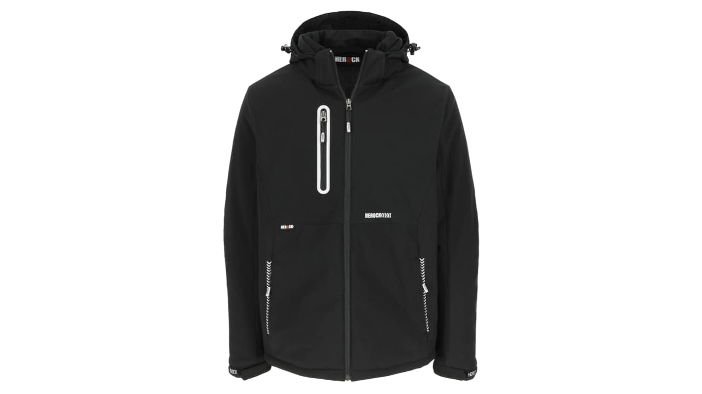 Herock 23MJC2101 Black, Breathable, Waterproof, Windproof Jacket, L