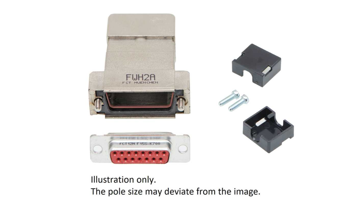 FCT from Molex, FCT Series D-Sub Connector Backshell For Use With D-Sub Connectors