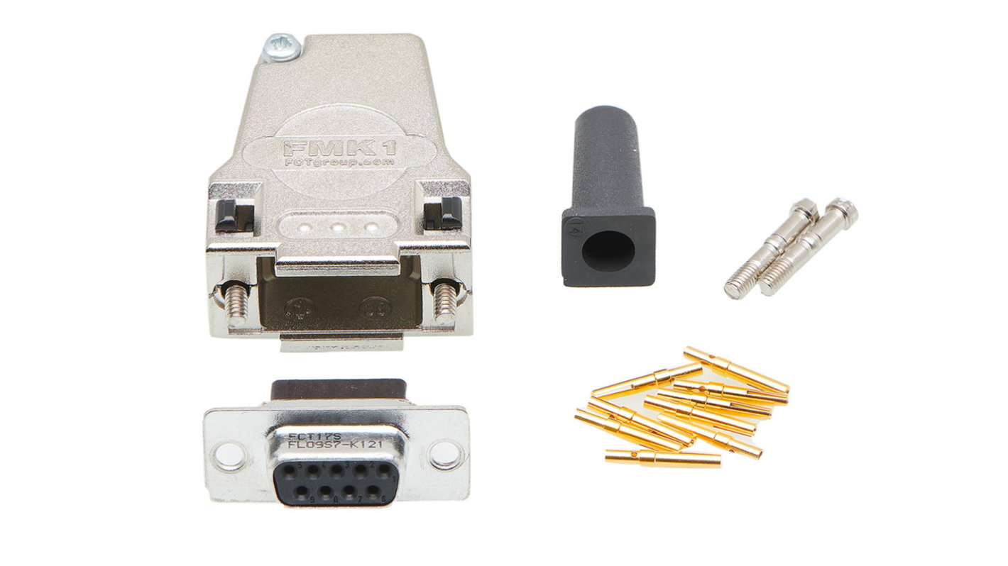 FCT from Molex, FCT Series D-Sub Connector Backshell For Use With D-Sub Connectors