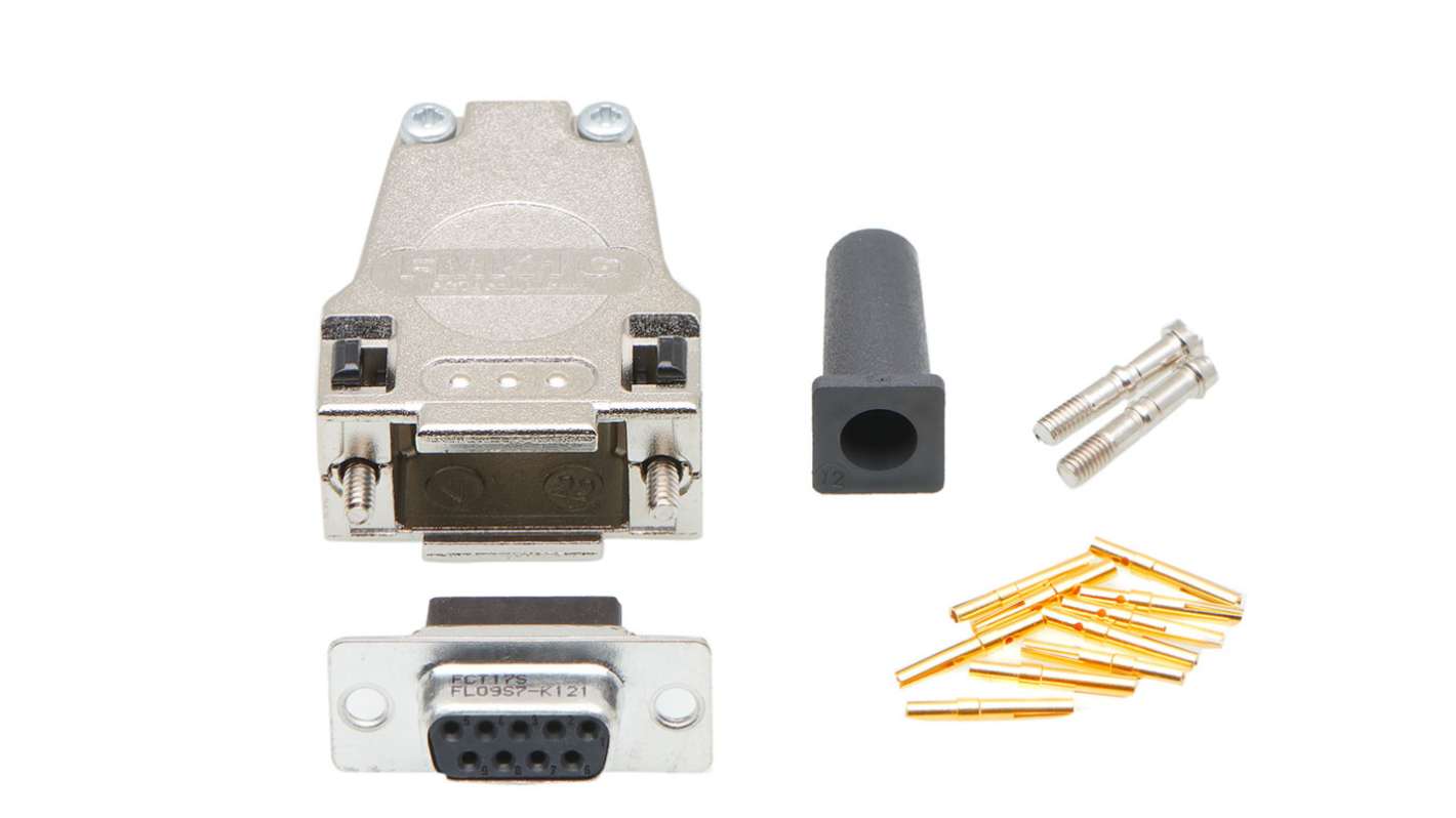 FCT from Molex, FCT Series D-Sub Connector Backshell For Use With D-Sub Connectors