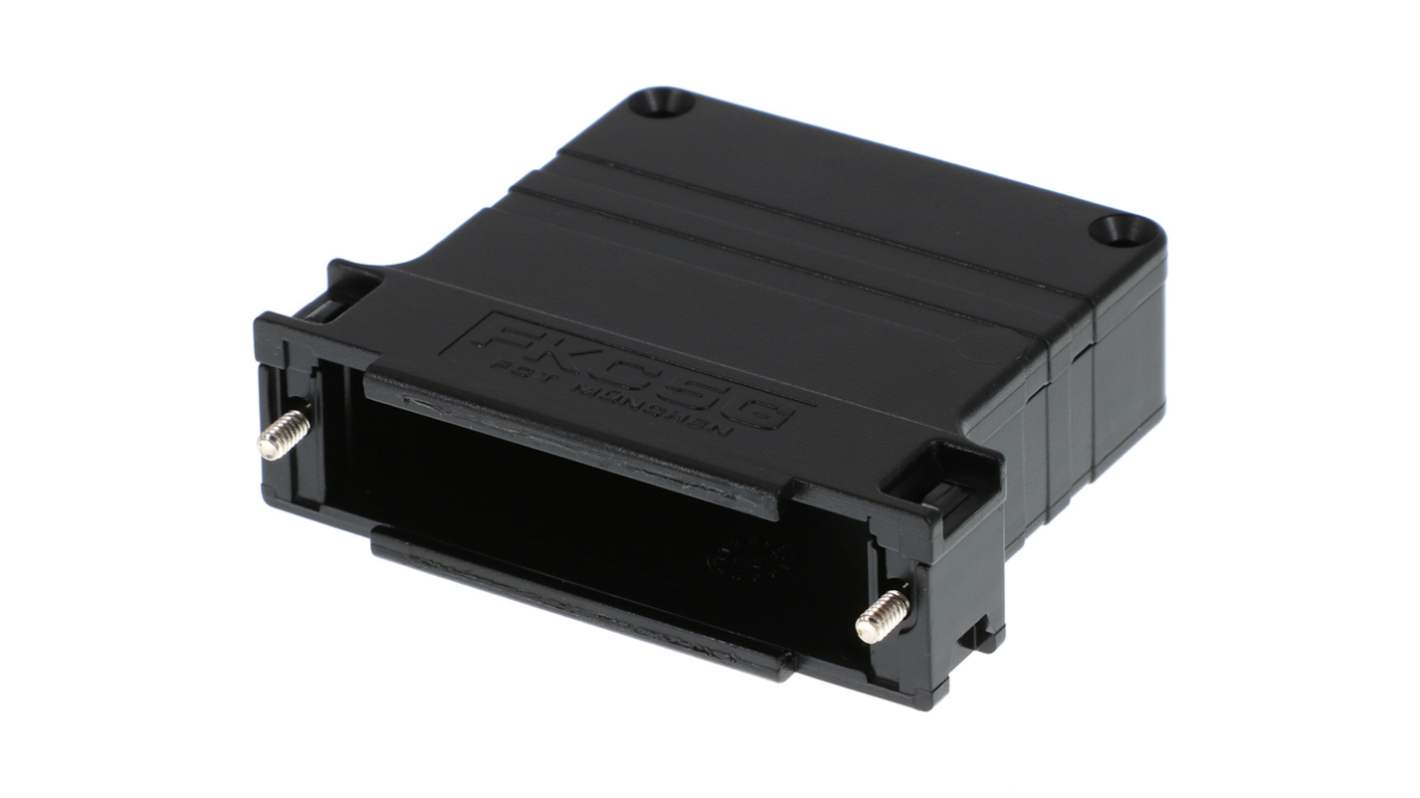 FCT from Molex D-Sub外壳, PBT壳体, 底壳 D-Sub连接器, 直向, S5尺寸, 灰色, FCT系列