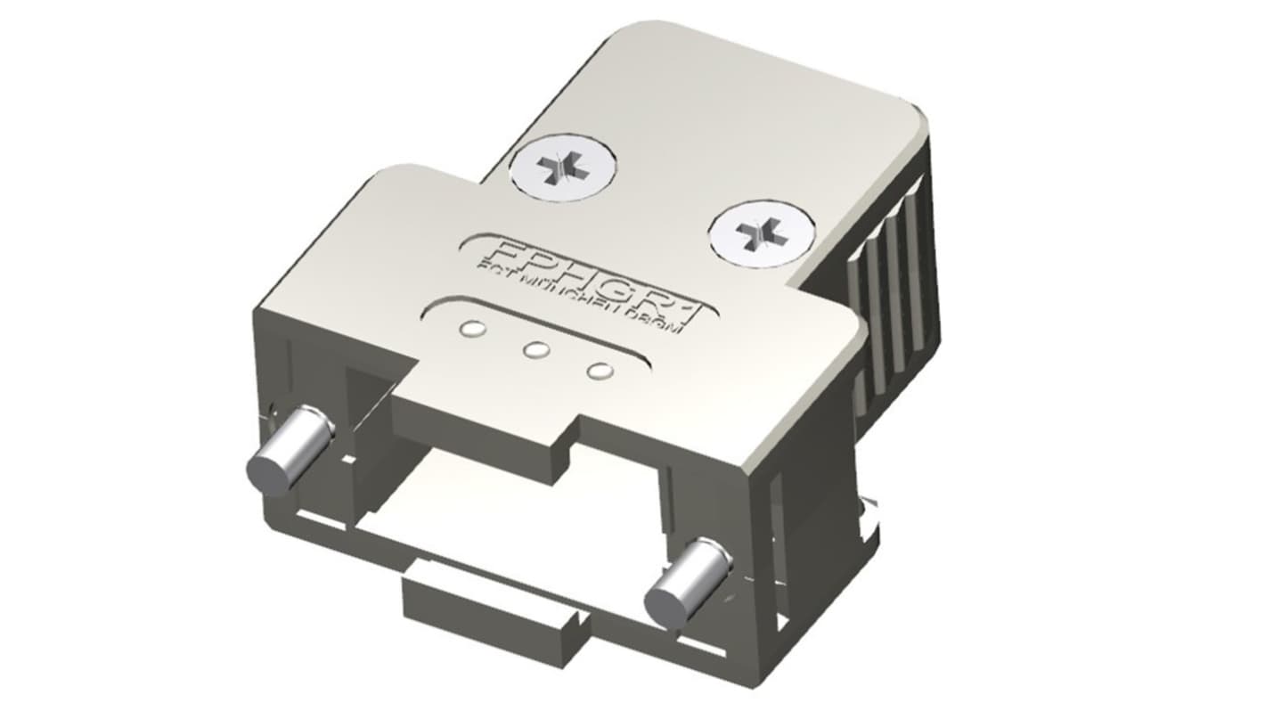 FCT from Molex D-Sub バックシェエル FCT シリーズ S1 コネクタシェルD-Sub, グレー, FPHGR-1 / 1731110356