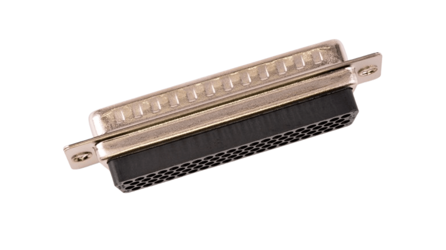 FCT from Molex FCT 78 Way Panel Mount D-sub Connector Plug, 2.08mm Pitch, with Flange
