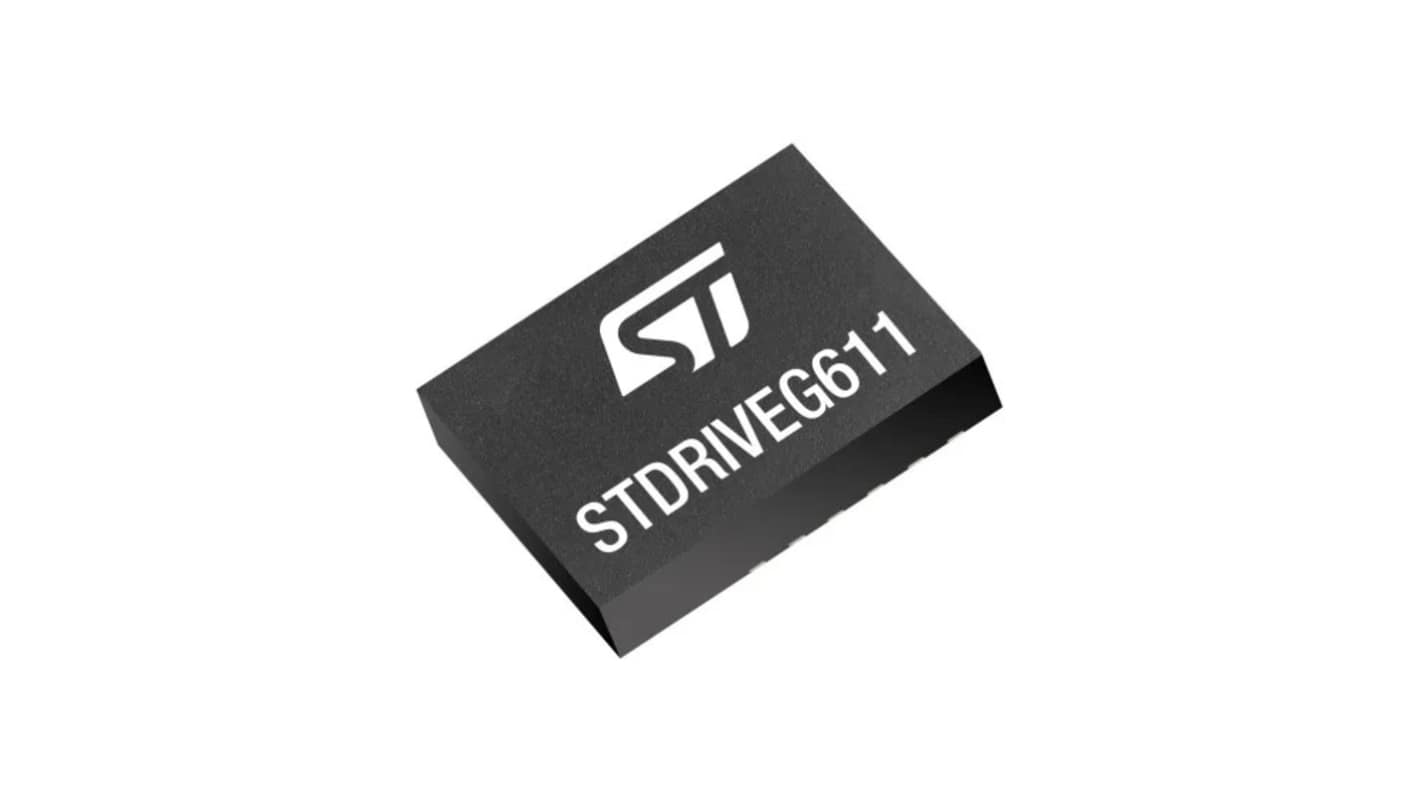 STMicroelectronics STDRIVEG611QHigh Side, High Side Power Switch IC 18-Pin, QFN