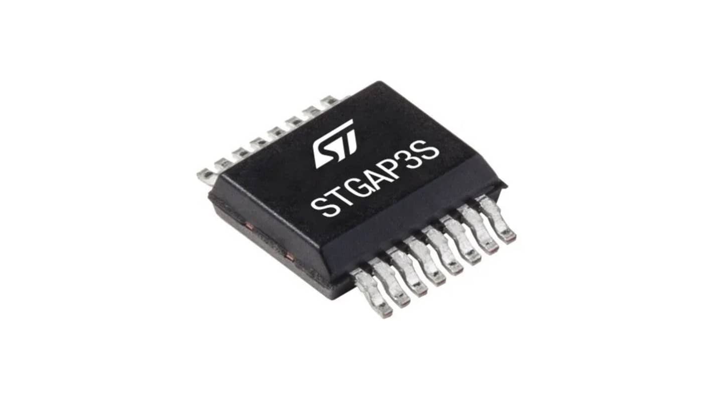 STMicroelectronics STGAP3S6ITRLow Side, Low Side Power Switch IC 16-Pin, SO-16W