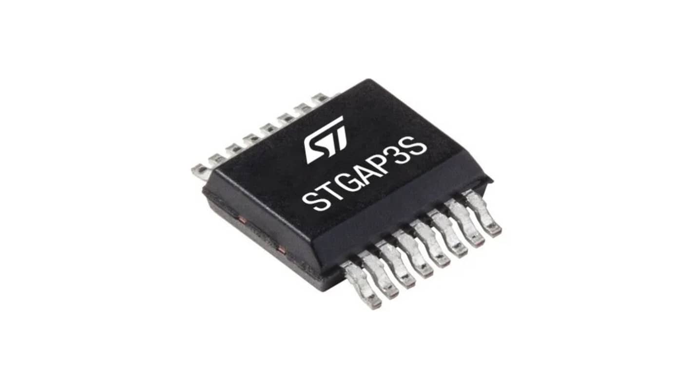STMicroelectronics STGAP3SXSLow Side, Low Side Power Switch IC 16-Pin, SO-16W