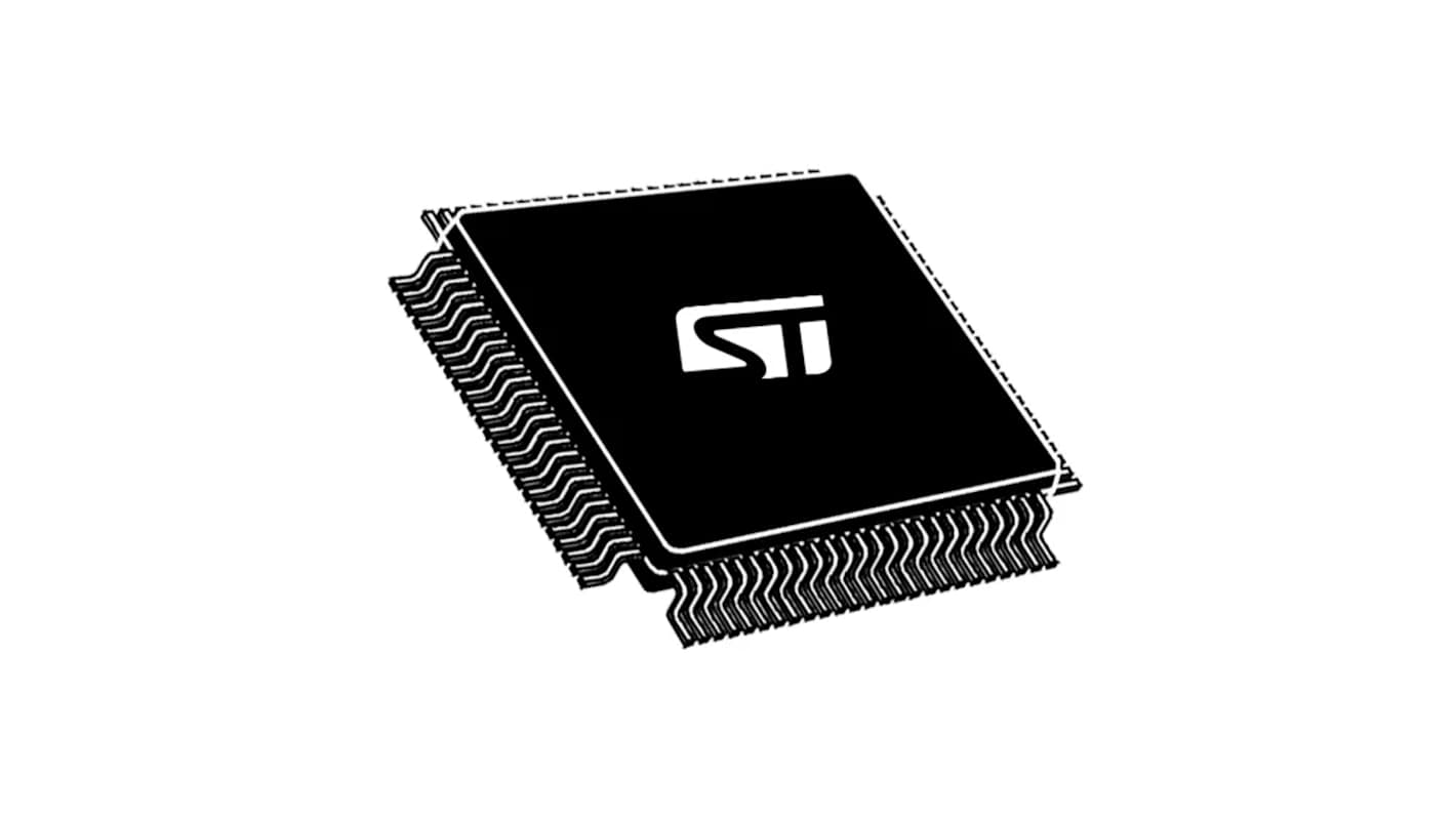 STMicroelectronics STM32 マイコン, ARM Cortex M4コア, 80MHz, 1 Mb, フラッシュ, 100-Pin LQFP エコパック2