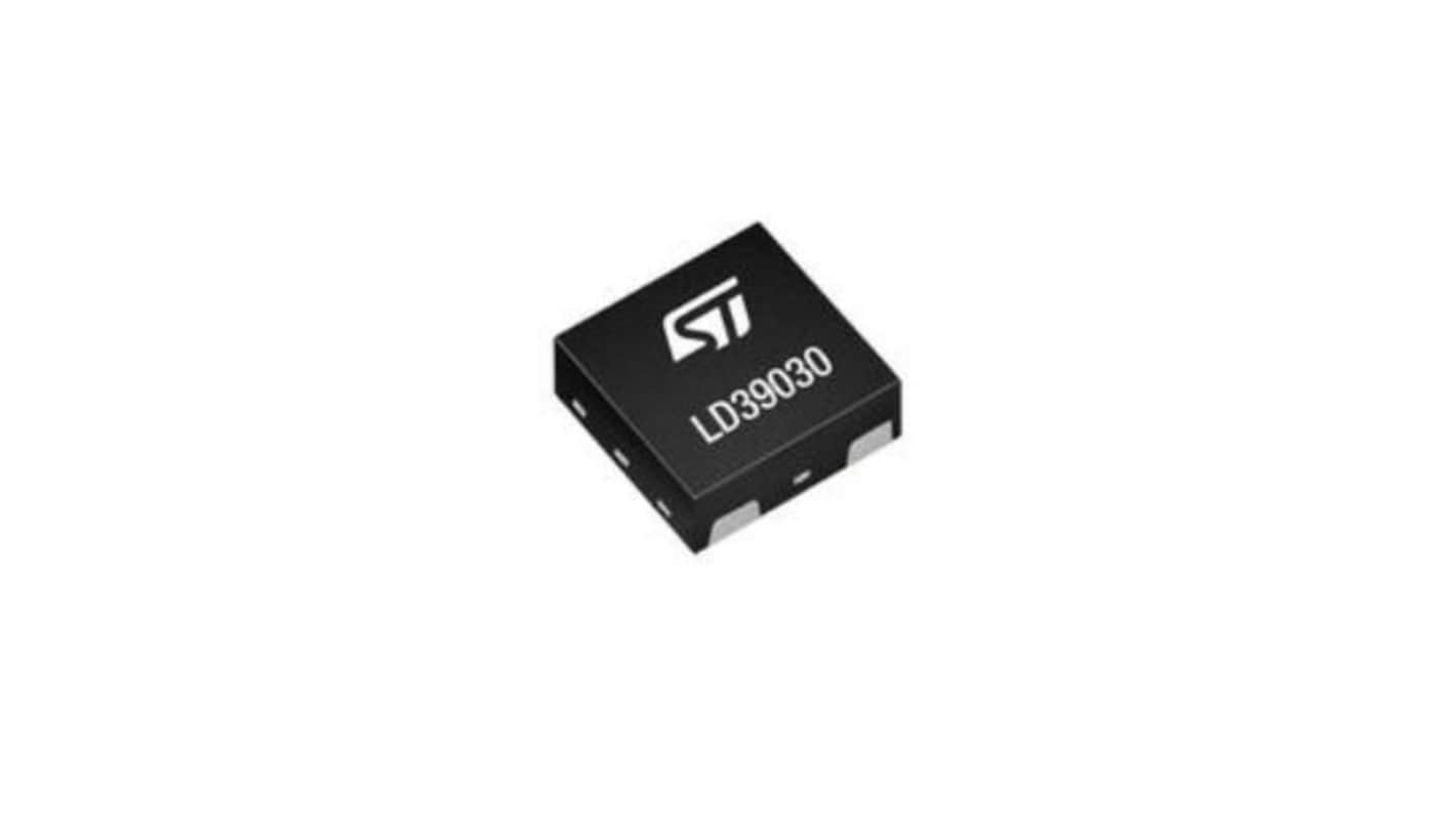 STMicroelectronics LDO稳压芯片, 1.5 → 15V输出, 300mA最大输出, DFN4 1 x 1, 4针
