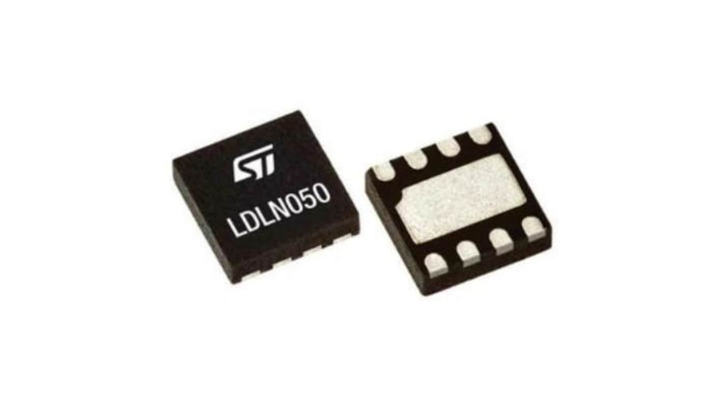 STMicroelectronics LDO稳压芯片, 1 → 4.3 V输出, 800mA最大输出, DFN8（3 x 3 毫米）, 8针