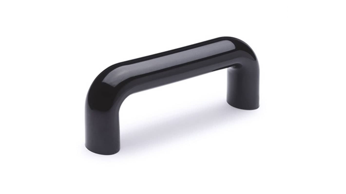 Elesa Gloss Black PA Handle 17 mm Height, 46.5mm Width, 103mm Length