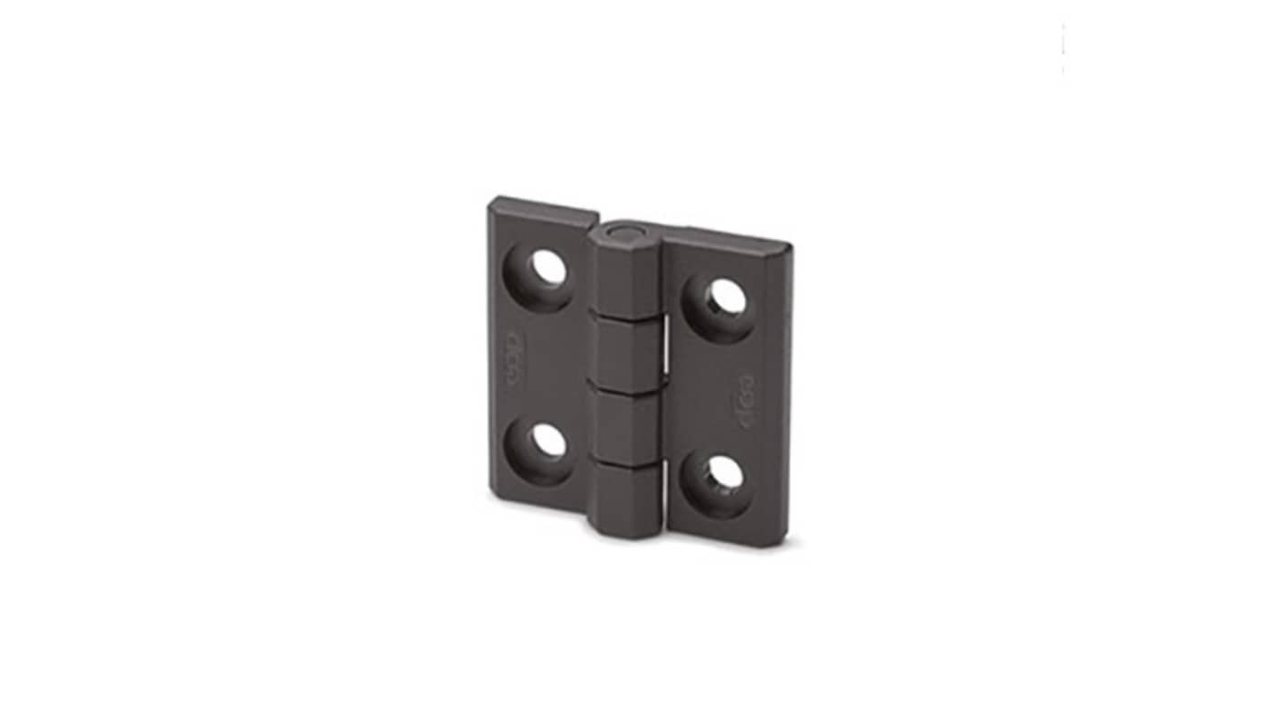 Bisagra de giro libre Elesa de PA, dimensiones 60mm x 60mm x 15mm