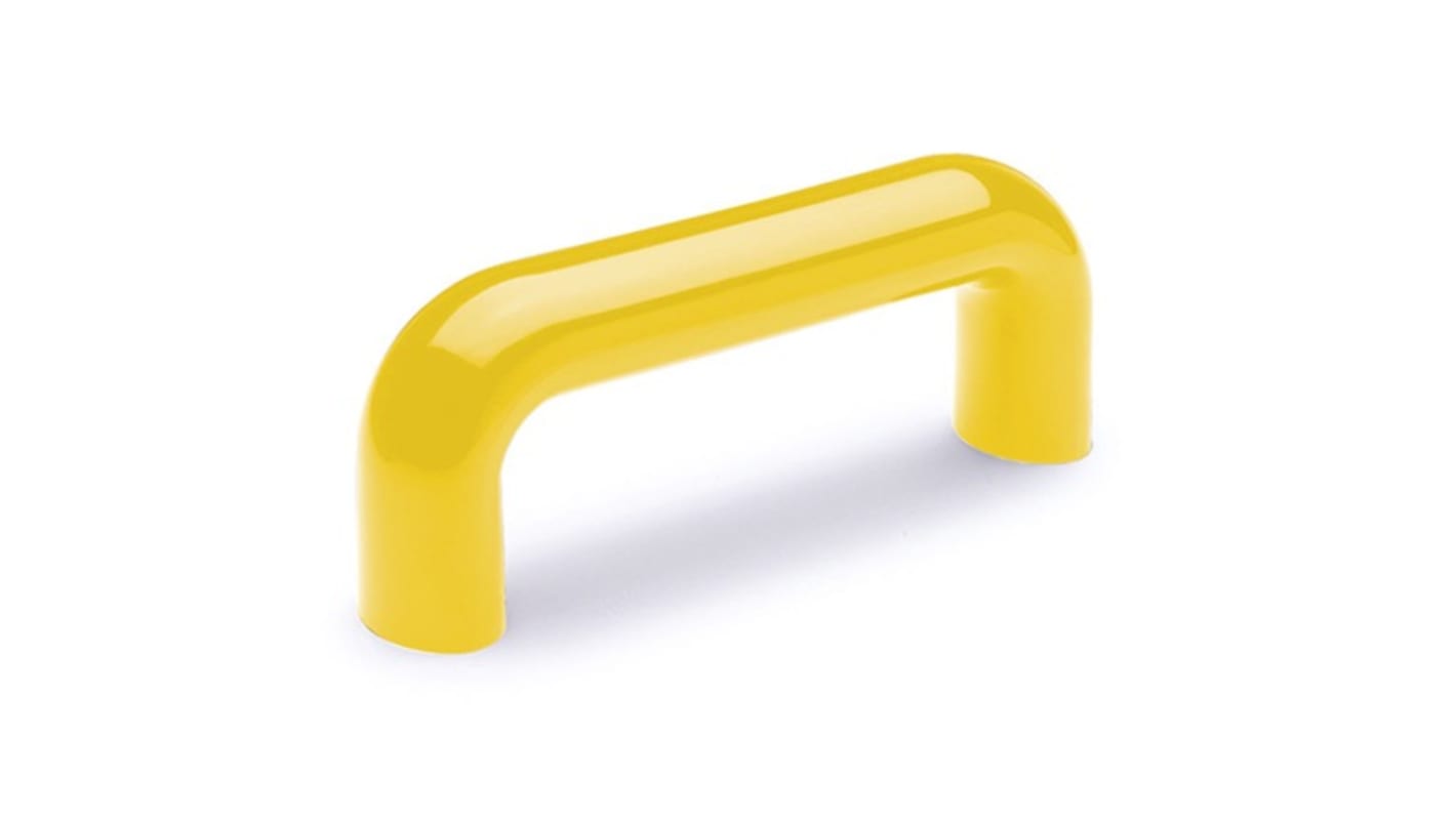 Elesa Gloss Yellow PA Handle 20 mm Height, 54mm Width, 138mm Length
