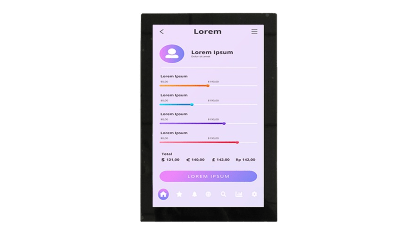Lincoln Technology Solutions 液晶ディスプレイモジュール 7インチ TFT あり 1200 x 1920pixels