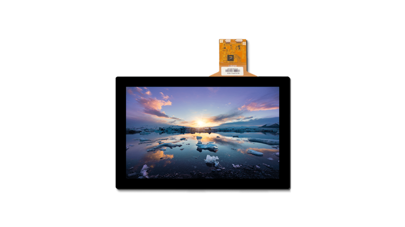 AUO 10.1in 液晶屏, LVDS、RGB接口, 可视区域216.96 x 135.6mm, 分辨率1280 x 800pixels