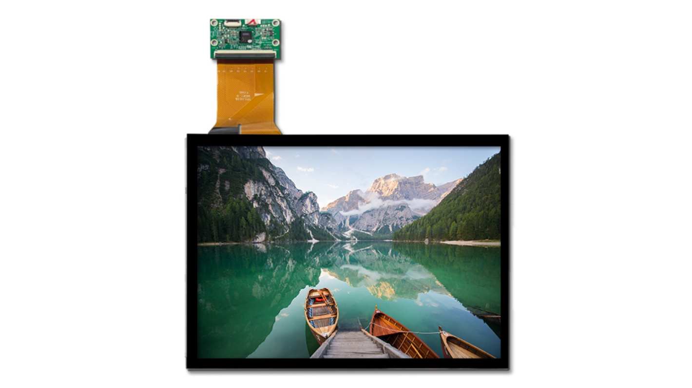 AUO 10.4in 液晶屏, LVDS、RGB接口, 可视区域211.2 x 158.4mm, 分辨率800 x 600pixels