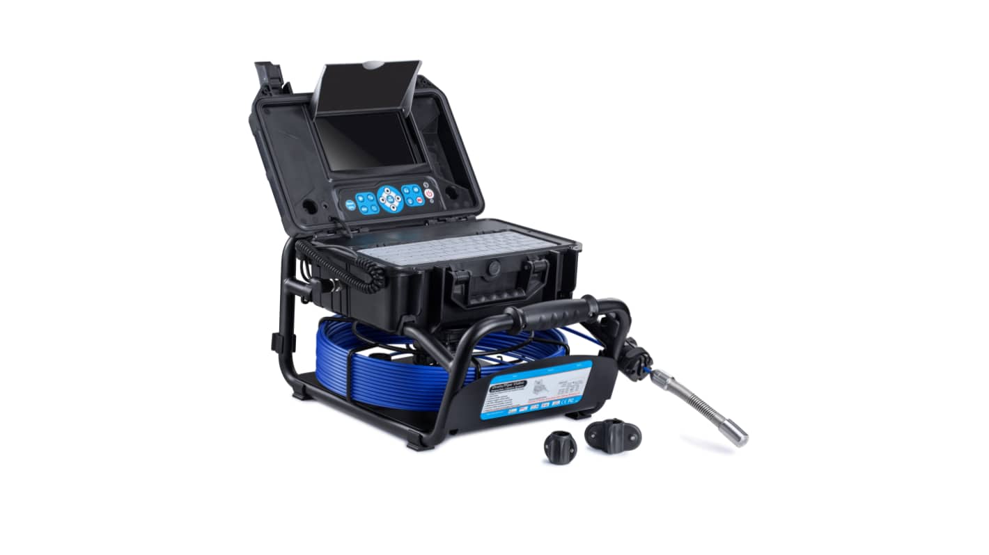 TradeTuff TT-DC-40M-SLS 23mm probe Inspection Camera, 1920 x 1080pixels Resolution, White LED Illumination, Stainless