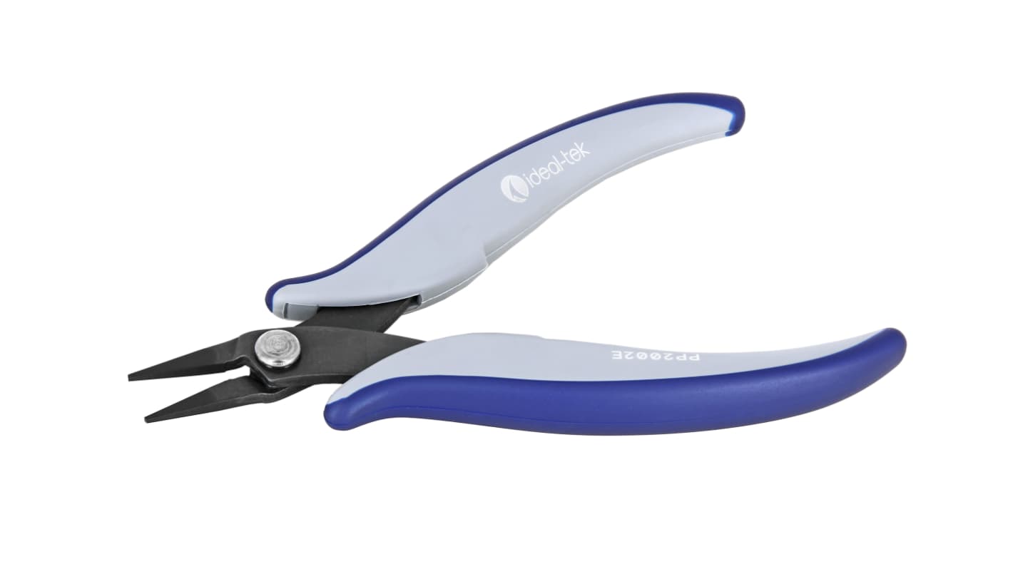 ideal-tek PP2002E.IT Nose pliers, 146 mm Overall, Straight Tip, 20mm Jaw, ESD