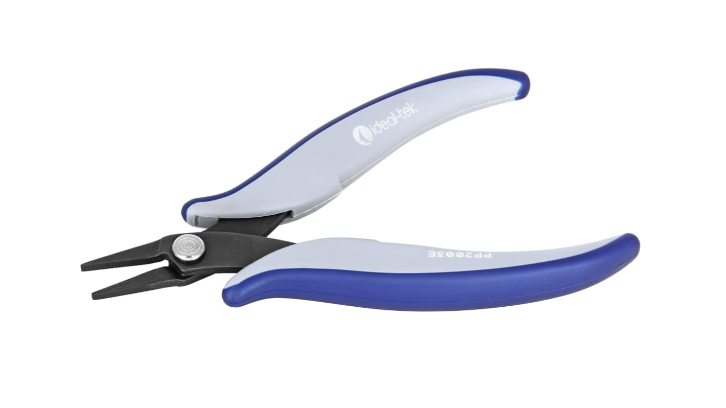 ideal-tek PP2003E.IT Flat Nose Plier, 146 mm Overall, Flat Tip, 20mm Jaw, ESD