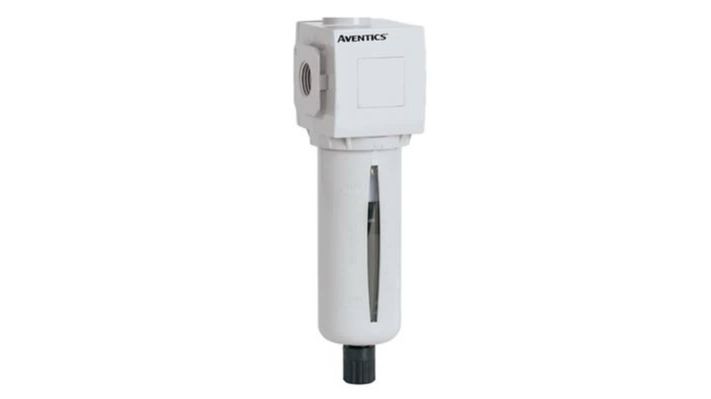 EMERSON – ASCO 过滤器, G 1/4接口, 25μm过滤精度, 最大操作压力16 巴, 自动排水
