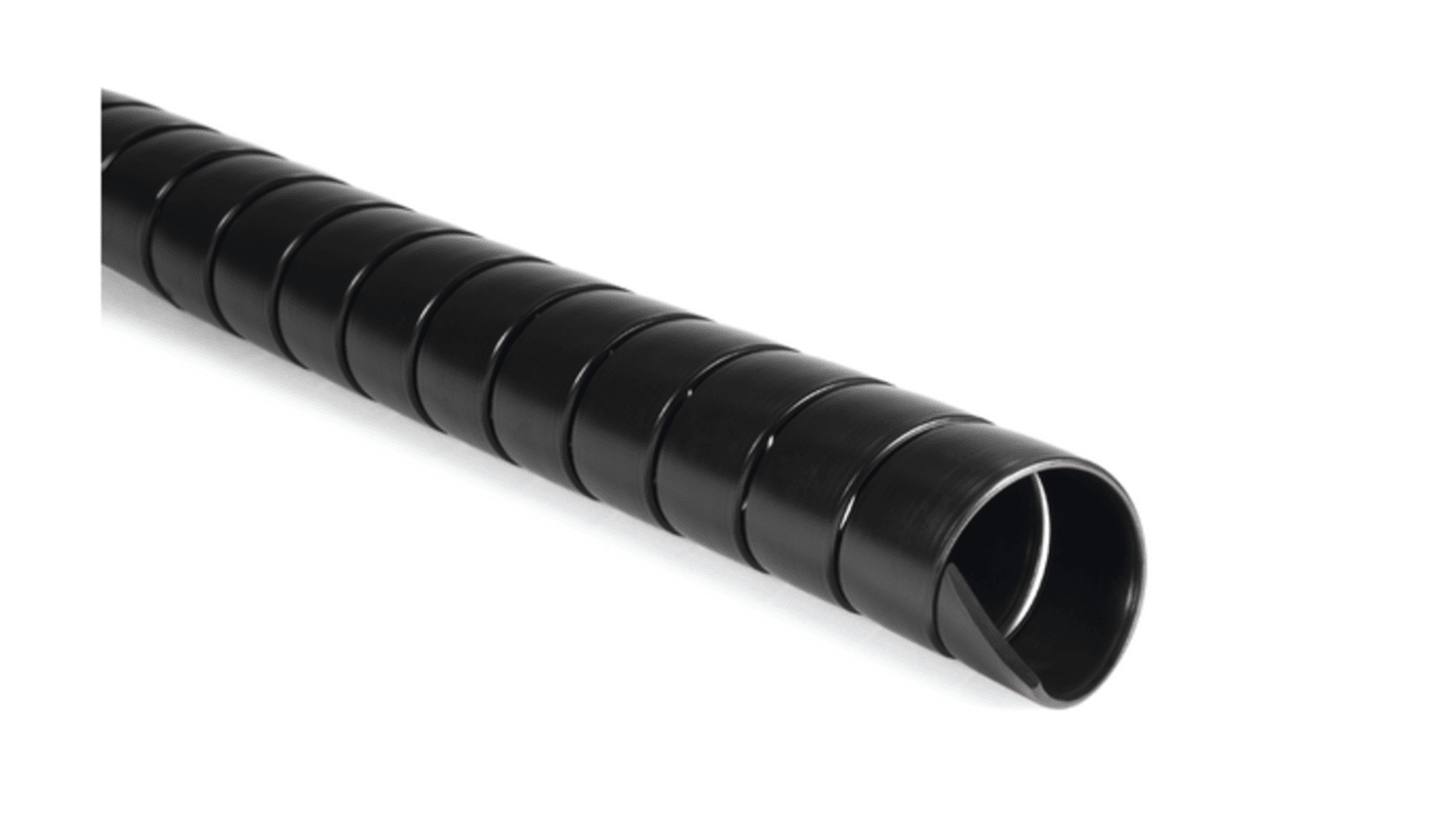 HellermannTyton Spiral Wrap, I.D 35mm, 39mm Polypropylene 162-31500 Series