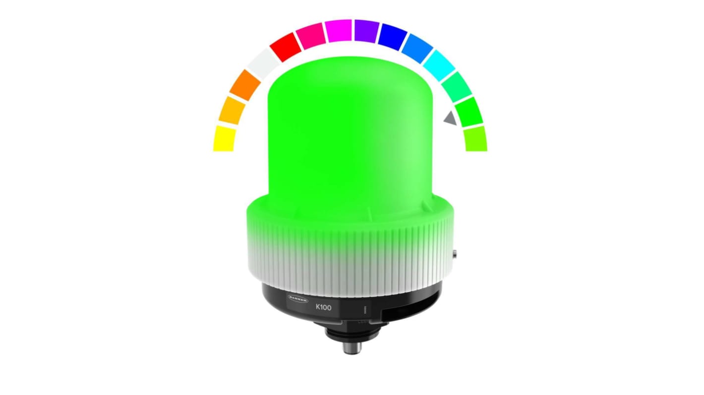 Segnalatore Lampeggiante, Fisso Banner, LED, Multicolore, 12 → 48 V CC
