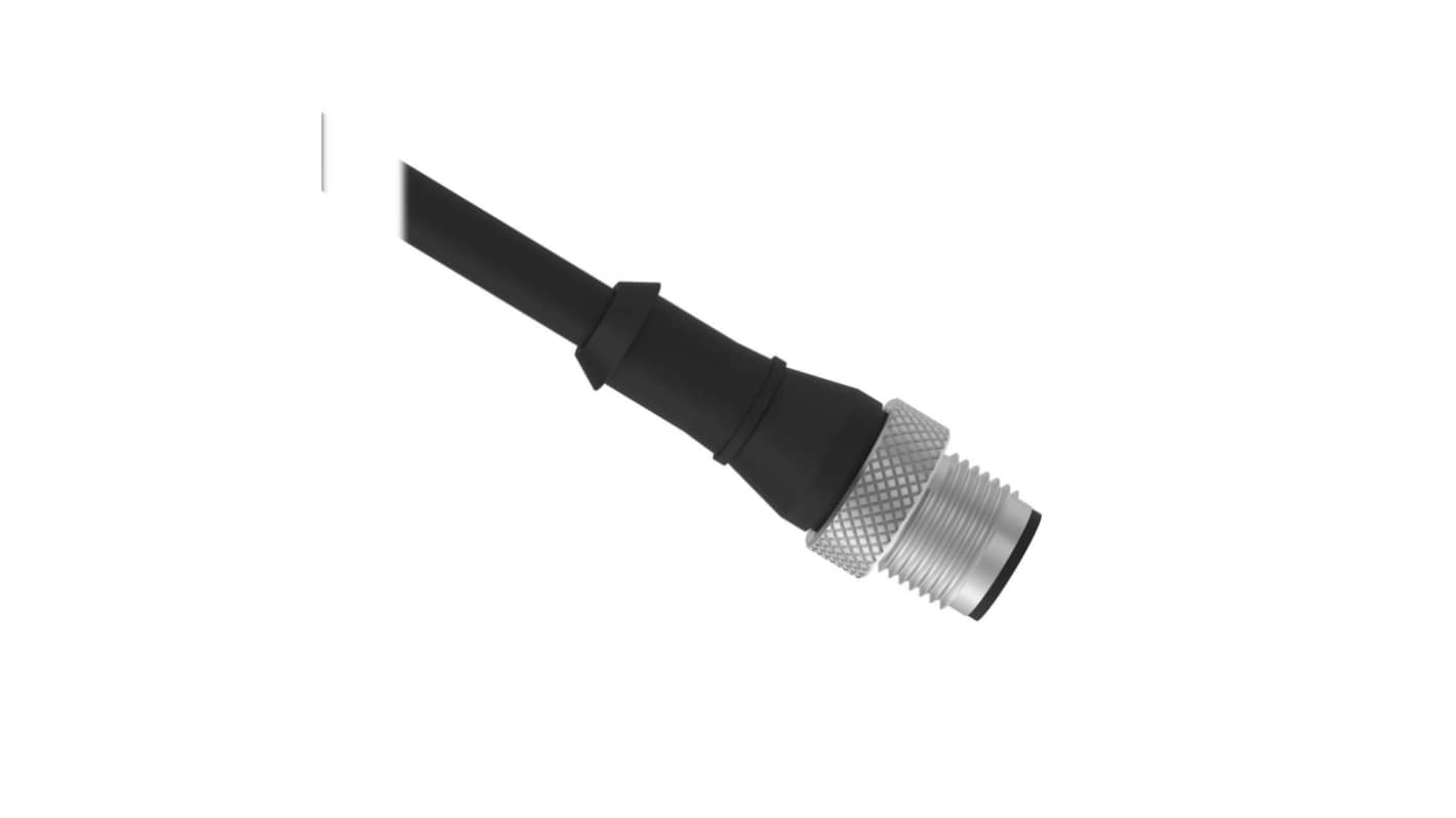 Banner Straight Male 5 way M12 to Cordset, 5.04m