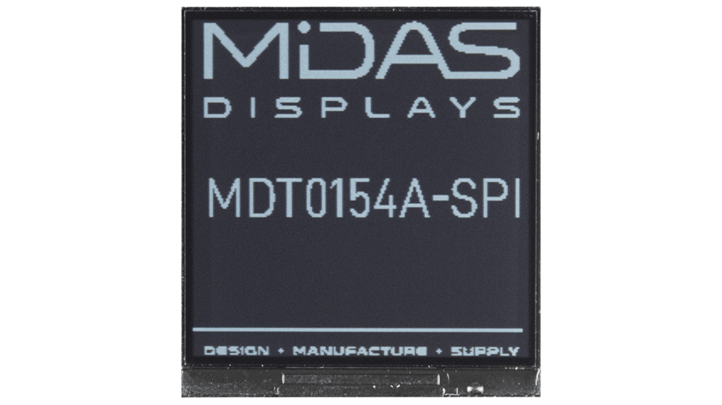 Midas MDTR0154A-SPI Reflective TFT LCD Module, 1.54in, 200 x 200pixels