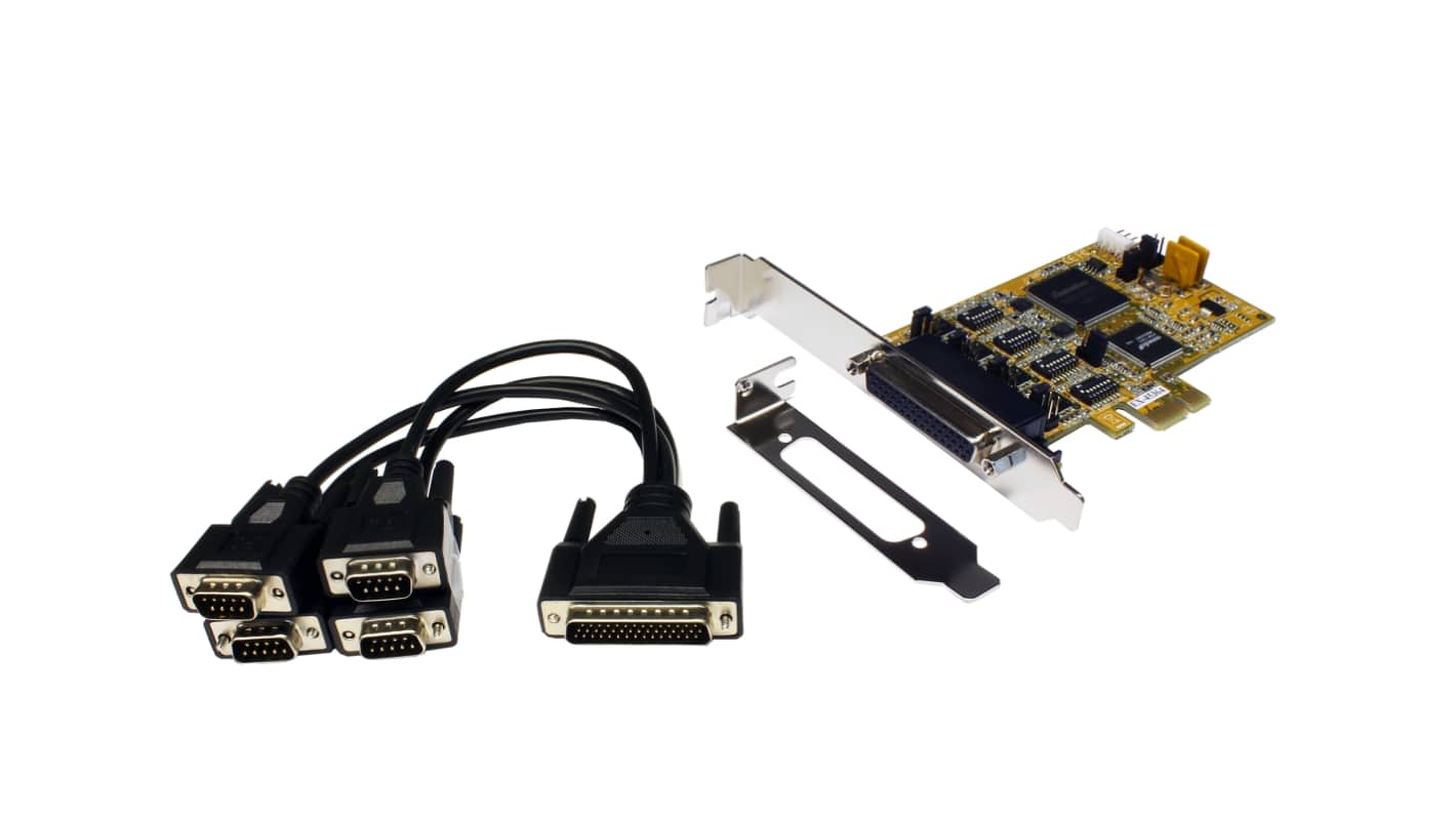 EX-45364 | Exsys 4 Port PCIe RS232, RS422, RS485 Serial Card | RS