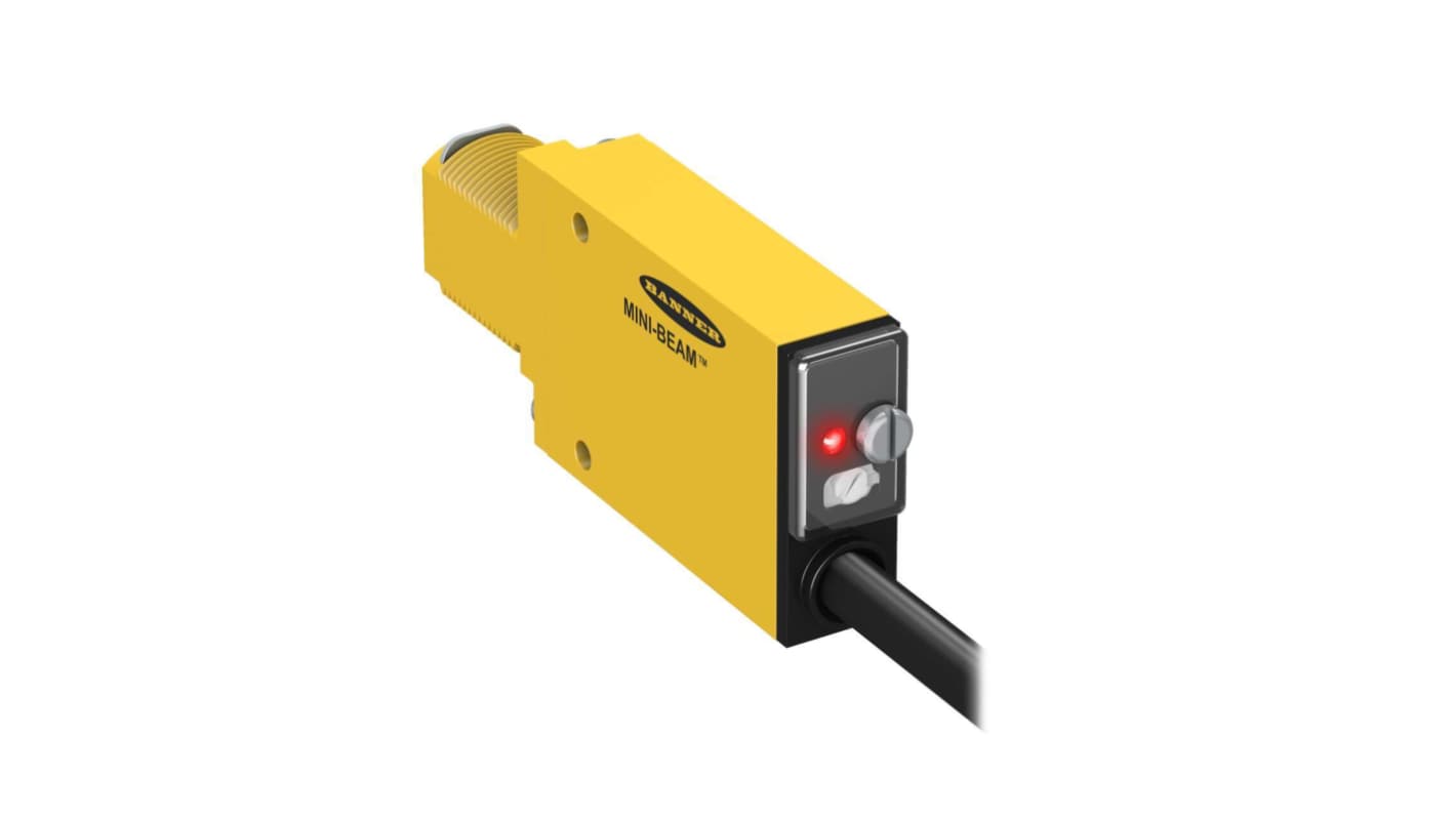 Banner Glass Fibre Optic Sensor, SPST Solid State 2 Wire Output, IP67, 24 → 240 V ac