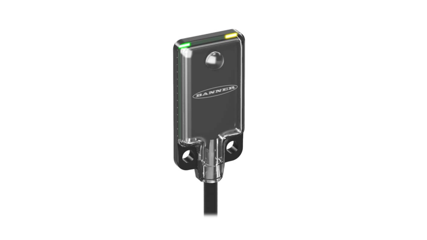 Banner Opposed Photoelectric Sensor, Rectangular Sensor, 1.2 m Detection Range