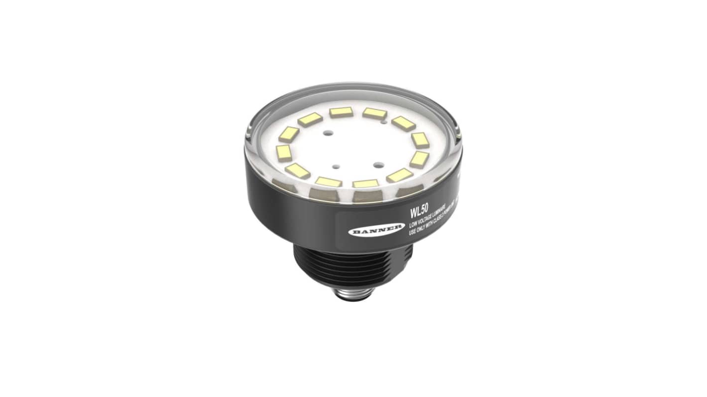 Luce da lavoro Banner, lampada LED, 12 → 30 V, 2,4 W, IP67