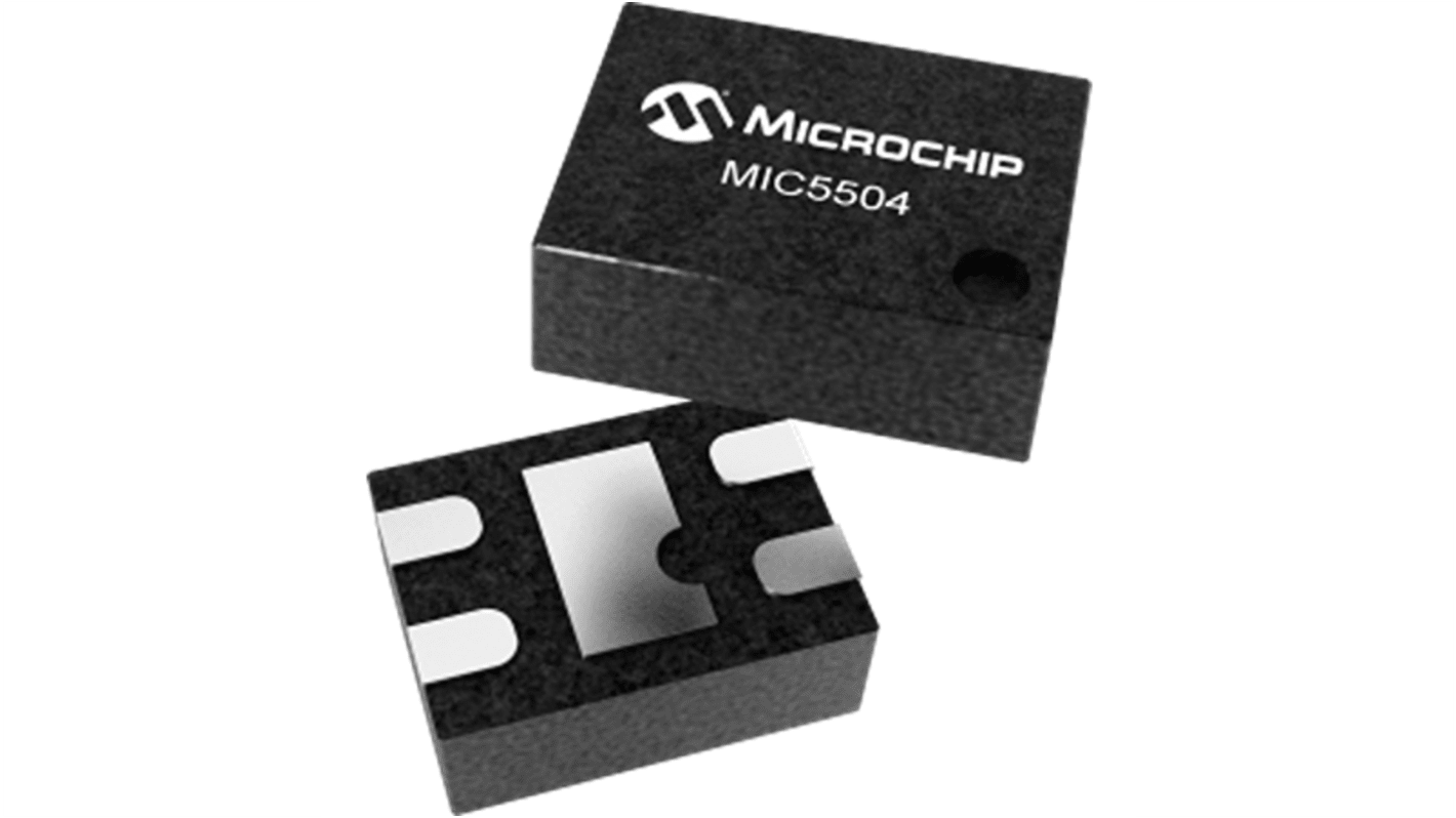 Microchip LDO稳压芯片, 1.0 → 3.3 mV输出, 300mA最大输出, 单路输出, UDFN, 4针, 2%精度