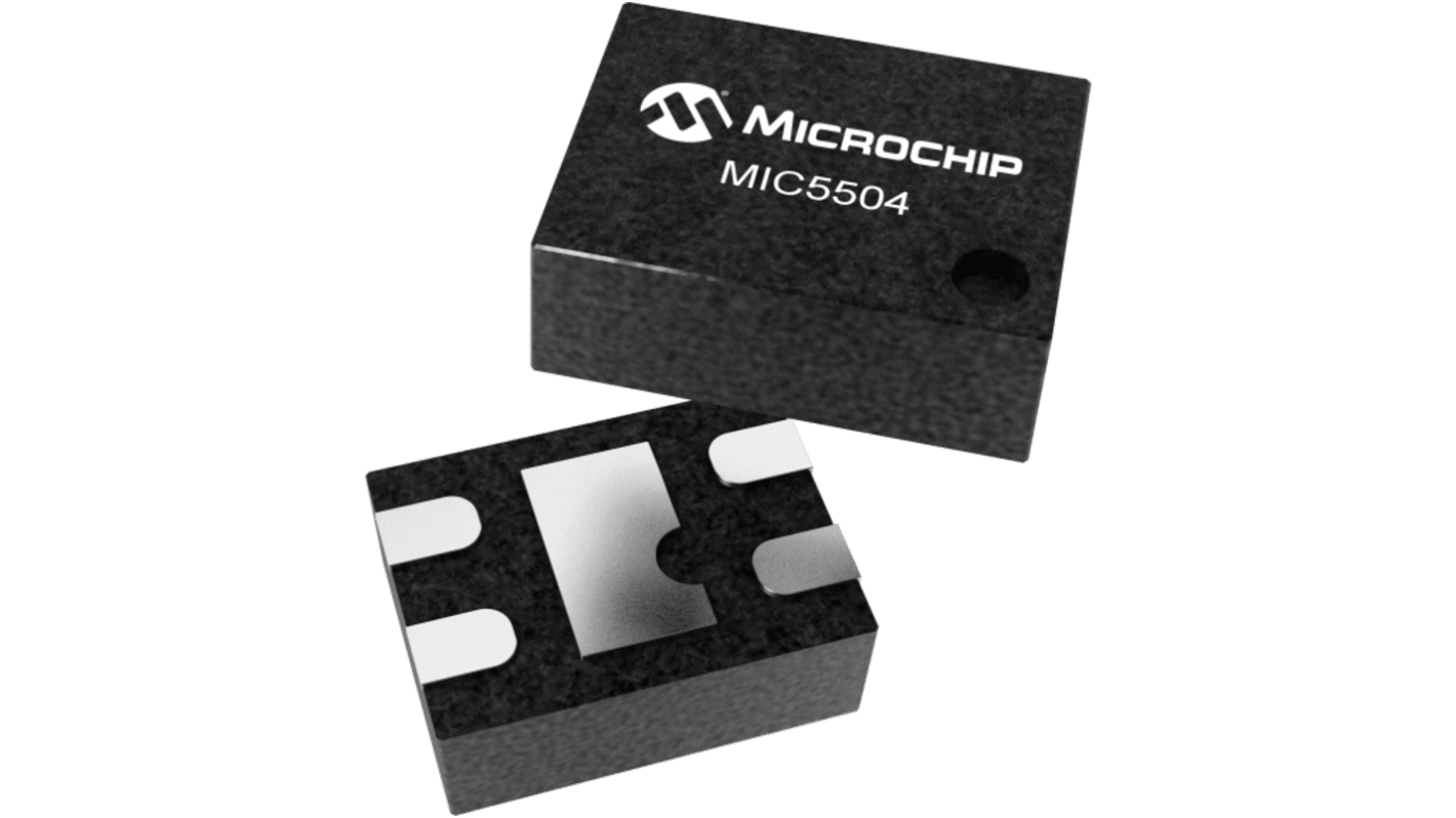 Microchip LDO稳压芯片, 1.0 → 3.3 V输出, 300mA最大输出, 单路输出, UDFN, 4针