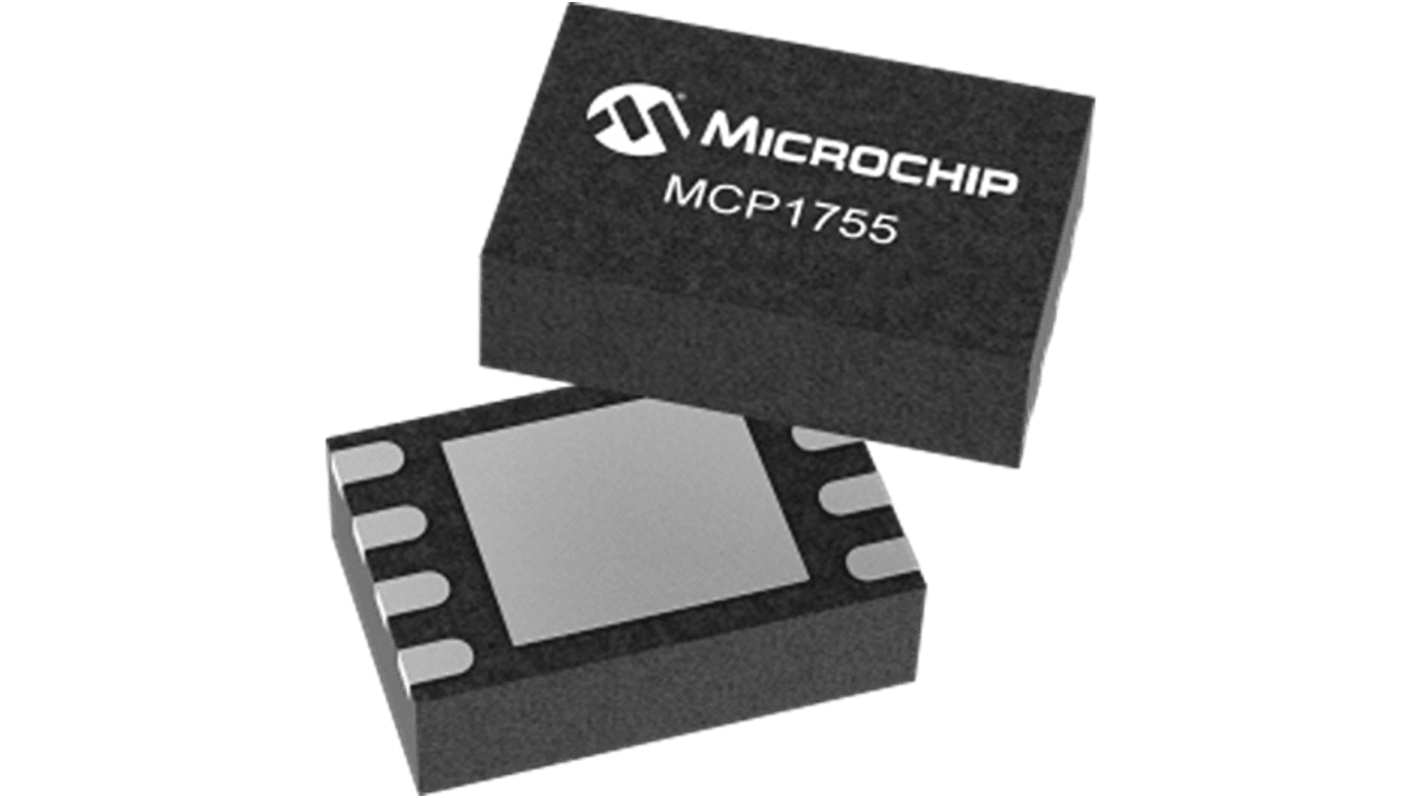 Microchip LDO稳压芯片, 16V输出, 300mA最大输出, 单路输出, SOT, 6针