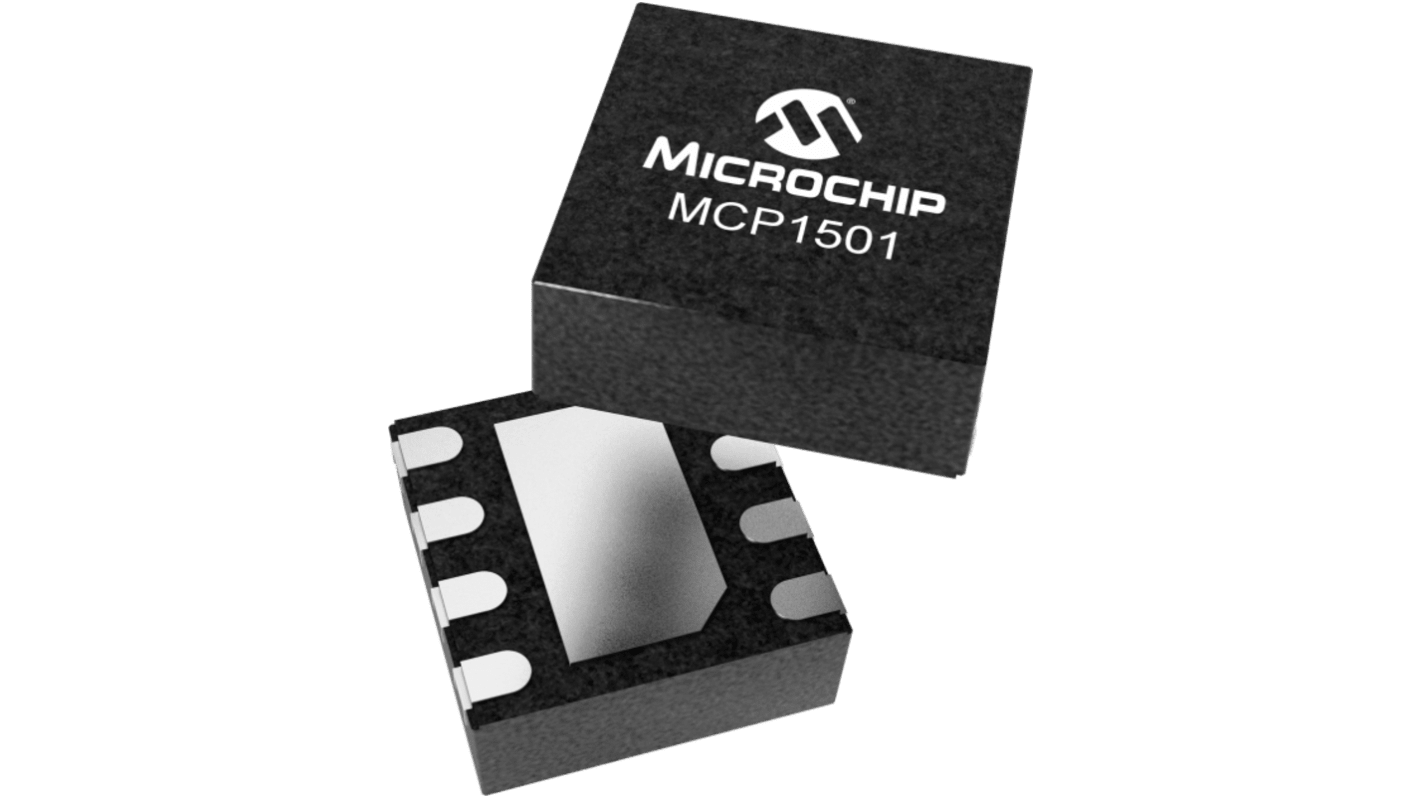 Microchip 精密电压基准芯片, 缓冲器, 1.024V, SOT, 6针, 0.1%精度, PCB安装