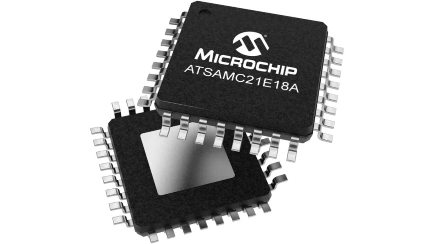 Microchip AT单片机, 32 位 Cortex内核, 100针, TQFN, 最大2.4GHz, 256KB 闪存