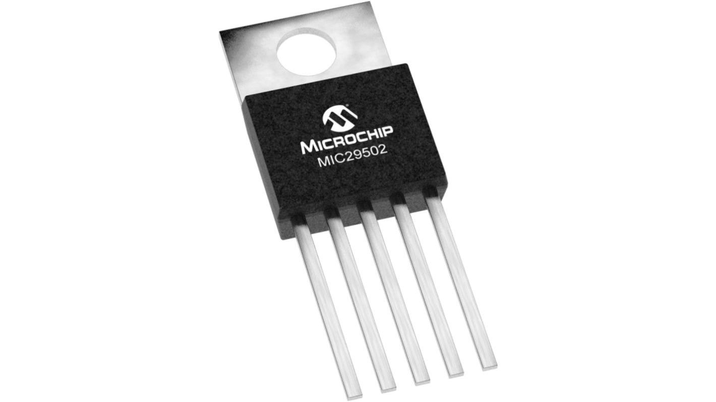 Microchip LDO稳压芯片, 2 V输出, 100mA最大输出, 单路输出, MIC, 3针, 1%精度