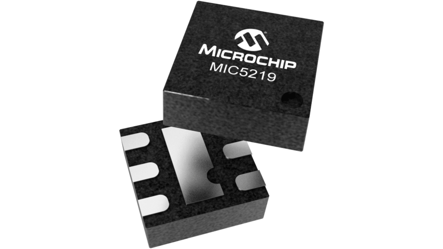 Microchip LDO稳压芯片, 10 mV输出, 500mA最大输出, 单路输出, MSOP, 8针