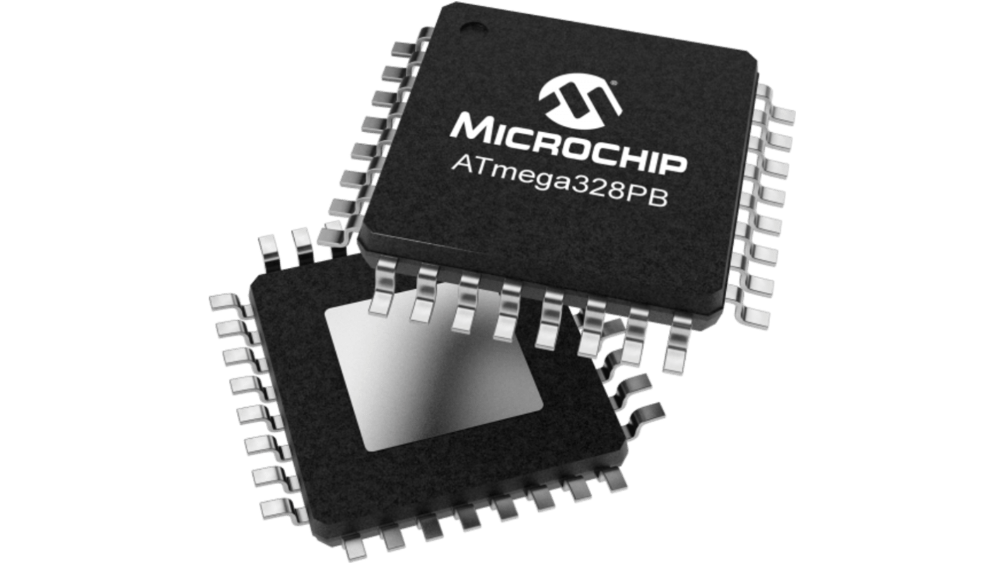 Mikrokontroler Microchip ATmega TQFP 32-pinowy Montaż powierzchniowy ATmega328 32 Kb 8bit 20MHz EEPROM