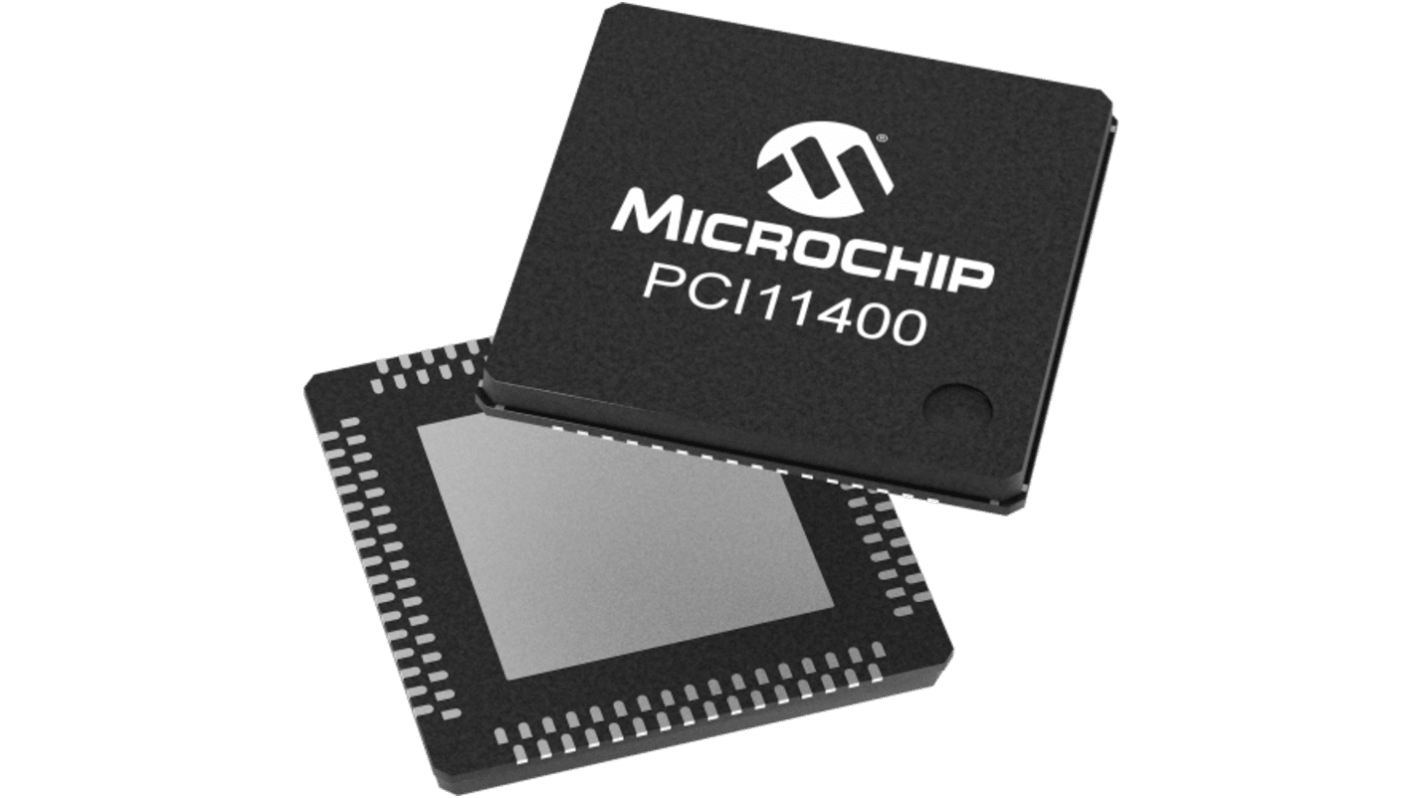 Microchip 以太网收发器, 132引脚, SPI网络接口, USB主机接口, DRQFN