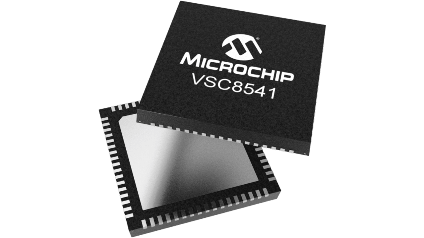Microchip, 16bit, VSC Microcontroller, 125MHz, 512 KB, 68-Pin QFN