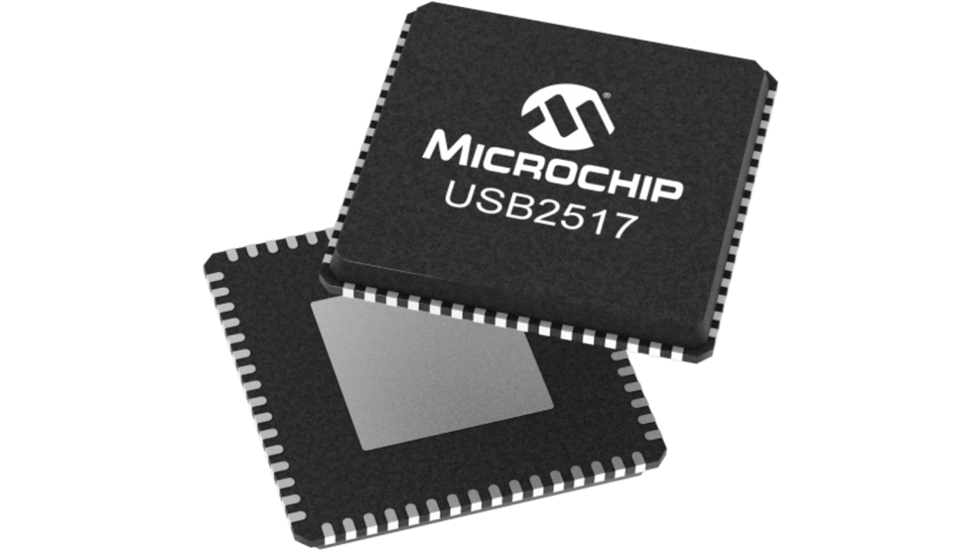 Controller USB Microchip, protocolli USB 2.0, QFN, 64 Pin
