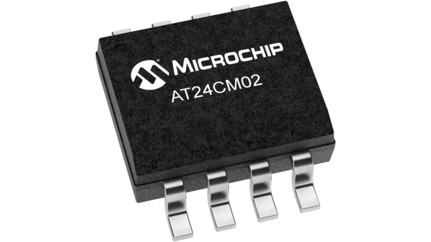 Microchip AT24CM02-SSHD-B, 2Mbit EEPROM Chip, 450ns 8-Pin SOIC I2C, Serial-2 Wire
