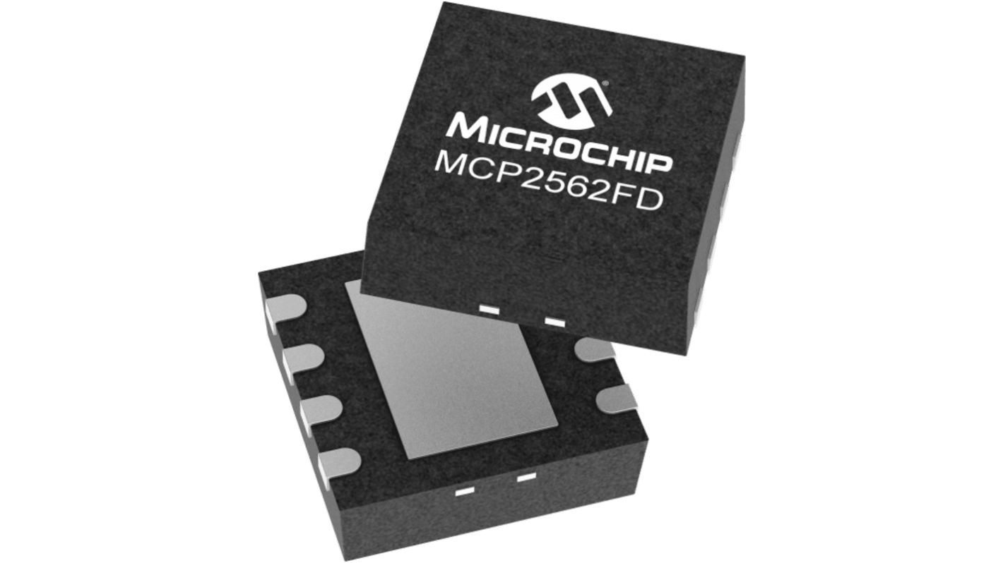 Microchip CAN收发器, CAN 控制器 IC, 1收发器, SOIC封装, 8引脚